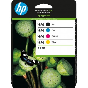 HP 6C3Z1NE 924 Orig hp924 Multipack black cyan magenta yellow 1700 pag 196548697526