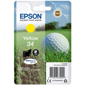 Epson C13T34644010 Orig T3464 Cartuccia Yellow 300 pag - 4.2ml - 8715946632094