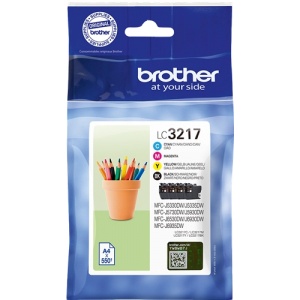 Brother LC-3217 LC3217VALDR ORIG Multipack bk cy mag Yel 4977766779159