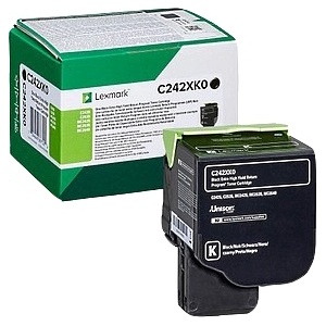 Lexmark C242XK0 ORIGINAL toner nero 6000 pag  734646667524