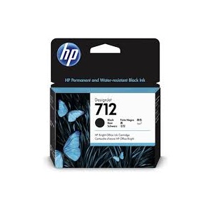 HP 3ED71A - hp712 - 712 ORIGINAL Cartuccia ink black - 80ml 193905352852