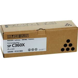 Ricoh 408250 SP C360XBK ORIGINAL toner black 10000 pag 4961311920431