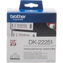 ORIGINAL Brother DK-22251 - DK22251 - Etichette nero / Blu / Bianco - 4977766766746