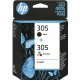 HP 6ZD17AE 305 ORIGINAL N305 HP305  Multipack Black / Color - 195161166969