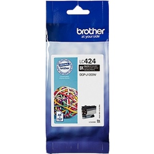 Brother LC424BK LC-424BK ORIG Cartuccia BLACK 750 PAG  4977766810449