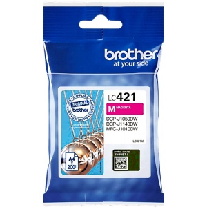 Brother LC421M  LC-421M - ORIGINAL Cartuccia magenta 200 PAG - 4977766810388