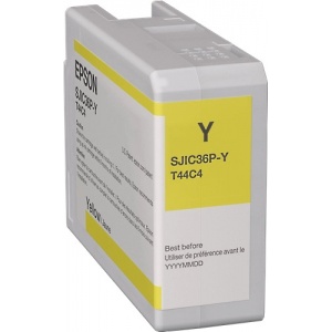 Epson C13T44C440 SJIC36P-Y Orig T44C4 Cartuccia Yellow 80ml - 8715946676531