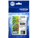 ORIGINAL Brother LC-422XL - LC422XLVAL Multipack BLACK / CYAN / MAGENTA  / YELLOW  - 7500 PAG  4977766816892