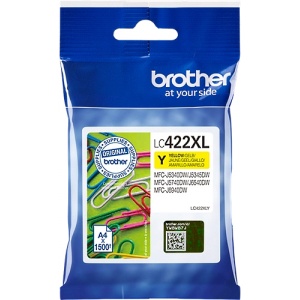 Brother LC422XLY Original LC-422XLY Cartuccia Yellow 1500 PAG  4977766815611