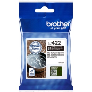 Brother LC422BK LC-422BK  ORIG Cartuccia black - 550 pag  4977766815543