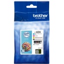 ORIGINAL Brother LC-424 - LC424VAL Multipack black / cyan / magenta / yellow - 3000 pag  4977766813099