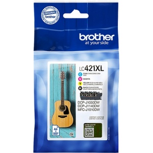 Brother LC-421XL LC421XLVAL orig Multipack Bk cy mag Yell 2000 Pag 4977766813594