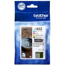 ORIGINAL Brother LC-422 - LC422VAL Multipack black / cyan / magenta / yellow - 2200 Pag - 4977766816793