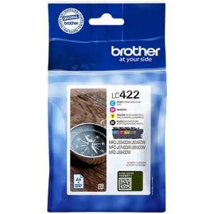 Brother LC-422 LC422VAL ORIGINAL Multipack bk cy mag yell 2200 Pag  4977766816793