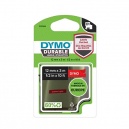 ORIGINAL DYMO 1978366 D1 - Nastro Durable Etichette - Bianco su rosso - 12mm x 7mt - 3501179783666