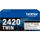 Brother TN-2420TWIN 2420 Orig TN2420 Multipack Black 3000 PAG 4977766812764
