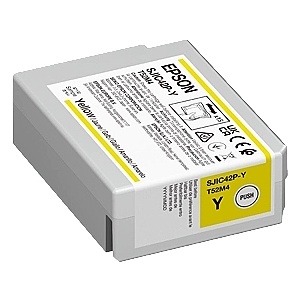 Epson C13T52M440 SJIC42P-Y Orig T52M4 Cartuccia Yellow 50ml - 8715946702841