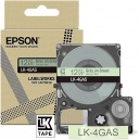 Epson LK-4GAS C53S672105 - S672105 Orig Nastro Grigio su verde chiaro 8715946713946