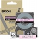 Epson LK-4PAS C53S672103 - LK4PAS S672103 ORIGINAL Nastro Grigio su Rosa - 8715946713922