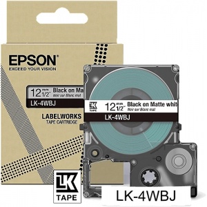 Epson LK-4WBJ C53S672062 LK4WBJ ORIG Nastro nero su Bianco 8715946713519