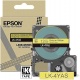 Epson LK-4YAS C53S672104 S672104 ORIGINAL Nastro Grigio su giallo - 8715946713939