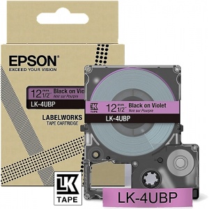 Epson LK-4UBP C53S672101 S672101 ORIGINAL Nastro nero su Violetto - 8715946713908