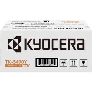 Kyocera TK-5490Y 1T0C22ANL1 orig TK5490 toner yellow 2400 Pag 632983088425