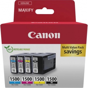 Canon PGI-1500 9218B006 orig Multipack nero cyan magenta giallo 1300 pag 8714574679020