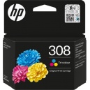 HP 7FP20UE 308 orig HP 308 Cartuccia colori tricromia 120 pag 196786390357