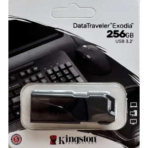Kingston 256GB Exodia PenDrive USB 3.2 DataTraveler DTXON / Onyx - 0025600305133