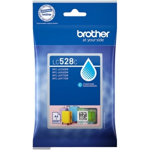 Brother LC528C LC-528C Orig Cartuccia cyan 5000 pag 4977766842921