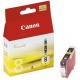 ORIGINAL Canon Cartuccia ink jet yellow CLI-8y 0623B001 13ml - 4960999272825
