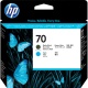 HP C9404A 70 ORIGINALE Testina di stampa cyan black matte 882780390751  