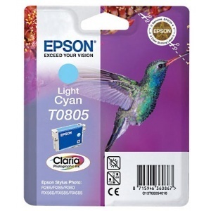 Epson C13T08054011 Orig T0805 Cartuccia inkjet cyan light 350 pag 7.4ml 8715946494159