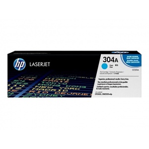 HP CC531A  304A  ORIGINAL toner cyan 2800 pag 883585301508