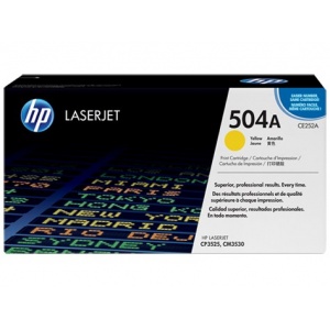 HP CE252A 504A - ORIGINALE  toner yellow hp504A - 7000 pag  883585595716