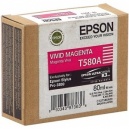  ORIGINALE Epson Cartuccia INK JET magenta  vivid  C13T580A00 T580A 80ml 
