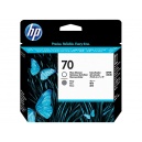 ORIGINALE HP C9410A 70 Testina per stampa trasparente / grigio  cartuccia ink jet  gloss enhancer - 882780528512