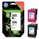 ORIGINALE HP CN637EE Multipack black - color - cartucce HP300 - CC640EE + CC643EE 884962770160