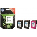 ORIGINAL HP Multipack black / Color SD518AE kit 3 cartucce 2x CC640EE + 1x CC643EE 885631768815