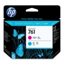 ORIGINAL HP Testina per stampa cyan / magenta CH646A 761 - 885631448212