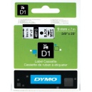 ORIGINAL DYMO nastro laminato nero su bianco S0720680 40913 9mm x 7m, nastro standard D1