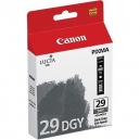 ORIGINAL Canon PGI-29dgy - 4870B001 Cartuccia ink jet grigio scuro 36ml per circa 710 foto  Formato 10 x 15 cm - 4960999681924