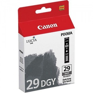 Canon PGI-29dgy 4870B001 ORIGINAL Cartuccia inkjet grigio scuro 36ml per circa 710 foto  Formato 10 x 15 cm - 4960999681924