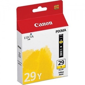 Canon PGI-29y 4875B001 ORIGINAL Cartuccia inkjet yellow 36ml per circa 1.420 foto  Formato 10 x 15 cm  4960999682020