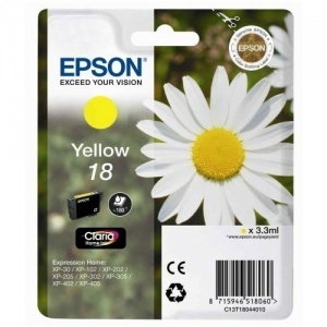 Epson C13T18044012 Orig T1804 Cartuccia yellow 180 pag 3.3ml T18044010  8715946518060