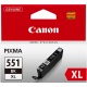 ORIGINAL Canon Cartuccia  black CLI-551bk XL 6443B001 11ml - 4960999904948