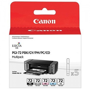 Canon PGI-72 6403B007 ORIGINAL Multipack black  magenta  cyan  Grigio  Trasparente 4960999974217 