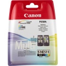 ORIGINALE Canon 2970B010  pg510 + cl511 Multipack black / color PG-510 + CL-511 - 8714574577647