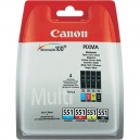 ORIGINALE Canon 6509B009 CLI551 Multipack black / cyan / magenta / yellow CLI-55 - 8714574584416